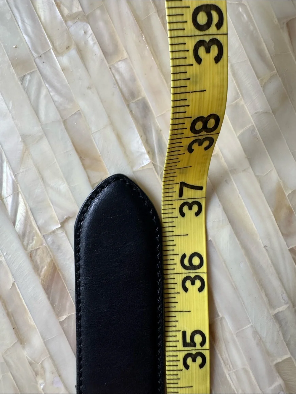 VTG leather Black Belt